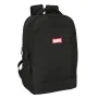 Mochila para Portátil e Tablet com Saída USB Marvel Preto de Marvel, Bolsas e capas para computadores portáteis e netbooks - ...