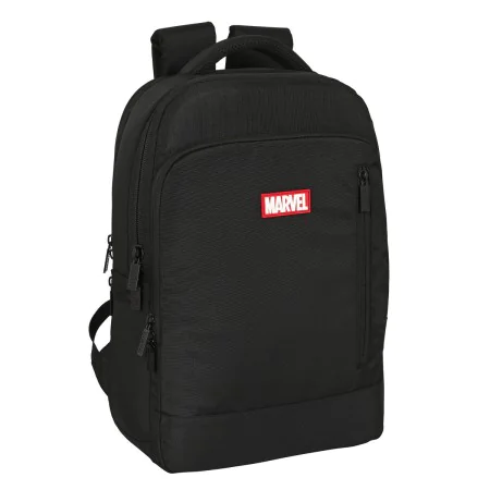 Rucksack for Laptop and Tablet with USB Output Marvel Black by Marvel, Bags and covers for laptops and netbooks - Ref: S43073...