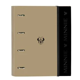 Ring binder Minnie Mouse Beige (27 x 32 x 3.5 cm) by Minnie Mouse, Filing cabinets - Ref: S4307338, Price: 11,91 €, Discount: %