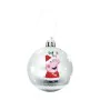 Boule de Noël Peppa Pig Cosy corner Argenté 6 Unités Plastique (Ø 8 cm) de Peppa Pig, Noël - Réf : S4307355, Prix : 8,77 €, R...