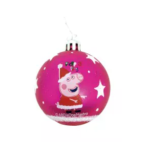 Palla di Natale Peppa Pig Cosy corner Fucsia 10 Unità Plastica (Ø 6 cm) di Peppa Pig, Natale - Rif: S4307356, Prezzo: 9,57 €,...