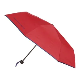 Parapluie pliable Benetton Rouge (Ø 94 cm) de Benetton, Parapluies pliants - Réf : S4307367, Prix : 9,93 €, Remise : %