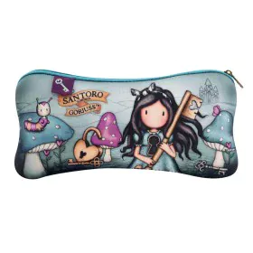 School Case Gorjuss Curiosity Grey Green (22 x 11.3 x 1 cm) by Gorjuss, Pencil cases - Ref: S4307423, Price: 6,52 €, Discount: %