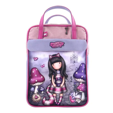 Zaino Gorjuss Cheshire cat Rosa Viola (27 x 10 x 37 cm) di Gorjuss, Zainetti per bambini - Rif: S4307431, Prezzo: 27,95 €, Sc...