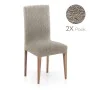 Chair Cover Eysa ROC Light brown 50 x 60 x 50 cm 2 Units by Eysa, Dining Chair Slipcovers - Ref: D1607870, Price: 34,53 €, Di...