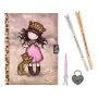 Diario con Accesorios Gorjuss Purrrrrfect love Leopardo 25 x 25 x 2.8 cm de Gorjuss, Diarios - Ref: S4307471, Precio: 10,04 €...