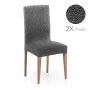 Housse de Chaise Eysa ROC Gris foncé 50 x 60 x 50 cm 2 Unités de Eysa, Housses de chaise de salle à manger - Réf : D1607871, ...