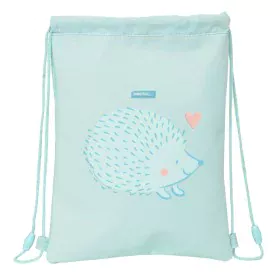 Backpack with Strings Safta Erizo Turquoise (26 x 34 x 1 cm) by Safta, School Bags - Ref: S4307541, Price: 5,95 €, Discount: %