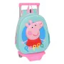 Mochila Escolar com Rodas Peppa Pig Turquesa (27 x 32 x 10 cm) de Peppa Pig, Mochilas infantis - Ref: S4307598, Preço: 24,81 ...