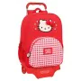 Mochila Escolar con Ruedas Hello Kitty Spring Rojo (33 x 42 x 14 cm) de Hello Kitty, Mochilas infantiles - Ref: S4307601, Pre...