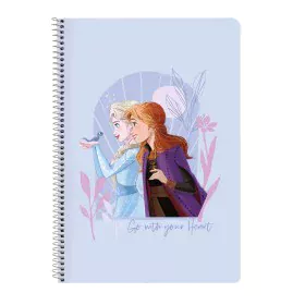 Notebook Frozen Believe Lilac A4 80 Sheets by Frozen, Exercise notebooks - Ref: S4307650, Price: 7,70 €, Discount: %