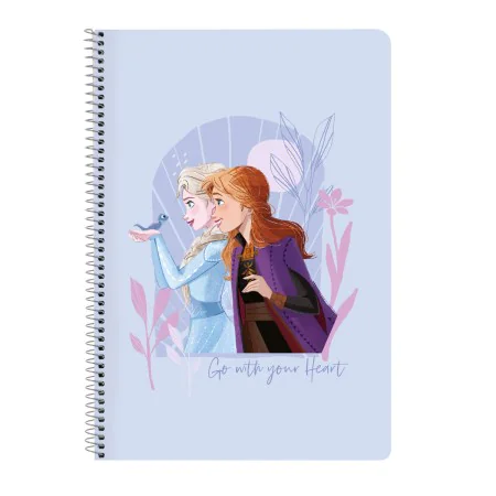 Notebook Frozen Believe Lilac A4 80 Sheets by Frozen, Exercise notebooks - Ref: S4307650, Price: 6,46 €, Discount: %