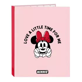 Carpeta de anillas Minnie Mouse Me time Rosa A4 (26.5 x 33 x 4 cm) de Minnie Mouse, Archivadores - Ref: S4307692, Precio: 7,6...