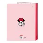 Ring binder Minnie Mouse Me time Pink A4 (26.5 x 33 x 4 cm) by Minnie Mouse, Filing cabinets - Ref: S4307692, Price: 6,39 €, ...