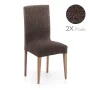 Housse de Chaise Eysa ROC Marron 50 x 60 x 50 cm 2 Unités de Eysa, Housses de chaise de salle à manger - Réf : D1607874, Prix...