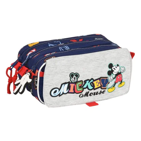 Dreifaches Mehrzweck-Etui Mickey Mouse Clubhouse Only one Marineblau (21,5 x 10 x 8 cm) von Mickey Mouse Clubhouse, Federmäpp...