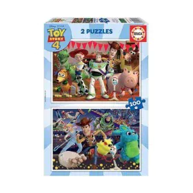 2-Puzzle Set Toy Story Ready to play   100 Pieces 40 x 28 cm by Toy Story, Jigsaws - Ref: S4307756, Price: 6,00 €, Discount: %