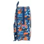 Mochila Infantil Hot Wheels Speed club Laranja Azul Marinho (22 x 27 x 10 cm) de Hot Wheels, Mochilas infantis - Ref: S430776...