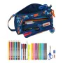 Trousse Scolaire avec Accessoires Hot Wheels Speed club Orange 20 x 11 x 8.5 cm (32 Pièces) de Hot Wheels, Trousses - Réf : S...