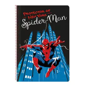 Libreta Spider-Man Hero Negro A4 80 Hojas de Spider-Man, Libretas de ejercicios - Ref: S4307802, Precio: 6,46 €, Descuento: %