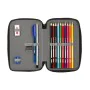 Astuccio per la Scuola con Accessori Paul Frank Campers Nero 12.5 x 19.5 x 4 cm (28 Pezzi) di Paul Frank, Porta penne - Rif: ...