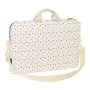 Mala para Portátil Benetton Topitos Branco (40 x 27 x 4 cm) de Benetton, Bolsas e capas para computadores portáteis e netbook...