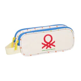 Double Carry-all Benetton Topitos White (21 x 8 x 6 cm) by Benetton, Pencil cases - Ref: S4308014, Price: 7,91 €, Discount: %