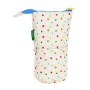 Astuccio per la Scuola con Accessori Benetton Topitos Bianco (8 x 19 x 6 cm) (32 Pezzi) di Benetton, Porta penne - Rif: S4308...