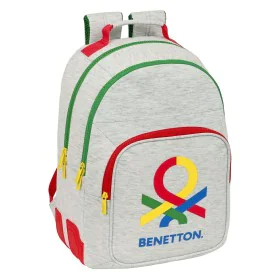 Cartable Benetton Pop Gris (32 x 42 x 15 cm) de Benetton, Sacs à dos enfant - Réf : S4308053, Prix : 25,70 €, Remise : %