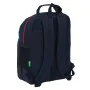 School Bag Benetton Sixties Navy Blue 32 x 42 x 15 cm by Benetton, Children's Backpacks - Ref: S4308082, Price: 46,03 €, Disc...