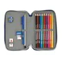 Estuche Escolar con Accesorios Munich College Gris 12.5 x 19.5 x 4 cm (28 piezas) de Munich, Estuches - Ref: S4308136, Precio...