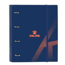 Reliure à anneaux Kelme Navy blue Orange Blue marine (27 x 32 x 3.5 cm) de Kelme, Classeurs - Réf : S4308187, Prix : 8,63 €, ...