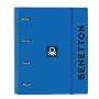 Ring binder Benetton Deep water Blue (27 x 32 x 3.5 cm) by Benetton, Filing cabinets - Ref: S4308234, Price: 7,77 €, Discount: %