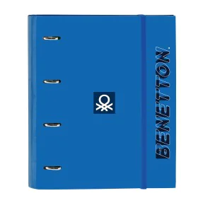 Ring binder Benetton Deep water Blue (27 x 32 x 3.5 cm) by Benetton, Filing cabinets - Ref: S4308234, Price: 8,63 €, Discount: %