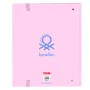 Carpeta de anillas Benetton Pink Rosa (27 x 32 x 3.5 cm) de Benetton, Archivadores - Ref: S4308240, Precio: 8,63 €, Descuento: %