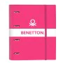 Reliure à anneaux Benetton Raspberry Fuchsia (27 x 32 x 3.5 cm) de Benetton, Classeurs - Réf : S4308256, Prix : 8,63 €, Remis...