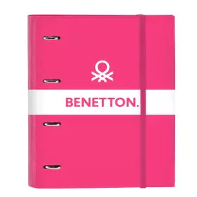 Carpeta de anillas Benetton Raspberry Fucsia (27 x 32 x 3.5 cm) de Benetton, Archivadores - Ref: S4308256, Precio: 7,77 €, De...