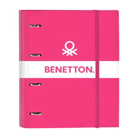 Raccoglitore ad anelli Benetton Raspberry Fucsia (27 x 32 x 3.5 cm) di Benetton, Armadi schedari - Rif: S4308256, Prezzo: 7,7...