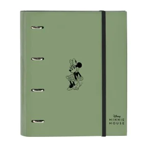 Pasta com argolas Minnie Mouse Mint shadow Verde militar (27 x 32 x 3.5 cm) de Minnie Mouse, Arquivadores - Ref: S4308264, Pr...