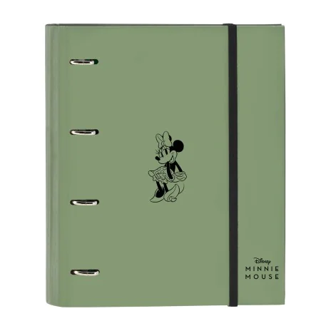 Carpeta de anillas Minnie Mouse Mint shadow Verde militar (27 x 32 x 3.5 cm) de Minnie Mouse, Archivadores - Ref: S4308264, P...