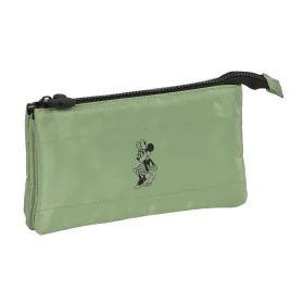 Triple Carry-all Minnie Mouse Mint shadow Military green (22 x 12 x 3 cm) by Minnie Mouse, Pencil cases - Ref: S4308266, Pric...