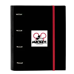 Reliure à anneaux Mickey Mouse Clubhouse Mickey mood Rouge Noir (27 x 32 x 3.5 cm) de Mickey Mouse Clubhouse, Classeurs - Réf...