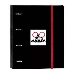 Ring binder Mickey Mouse Clubhouse Mickey mood Red Black (27 x 32 x 3.5 cm) by Mickey Mouse Clubhouse, Filing cabinets - Ref:...