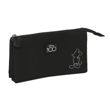 Trousse Fourre-Tout Triple Mickey Mouse Clubhouse Noir (22 x 12 x 3 cm) de Mickey Mouse Clubhouse, Trousses - Réf : S4308282,...