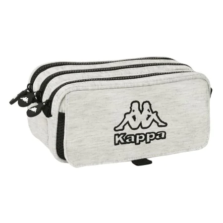 Trousse Fourre-Tout Triple Kappa Grey knit Gris (21,5 x 10 x 8 cm) de Kappa, Trousses - Réf : S4308302, Prix : 8,24 €, Remise...