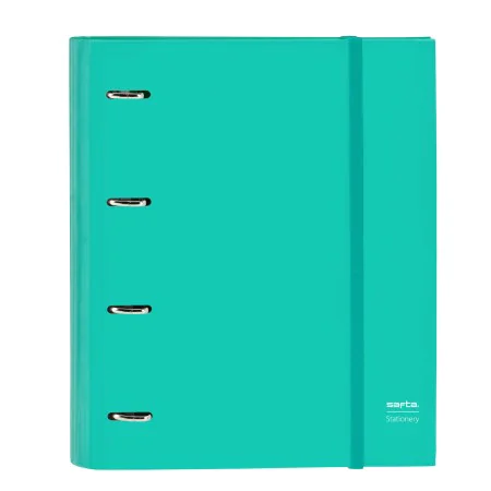 Ring binder Safta Turquesa Turquoise (27 x 32 x 3.5 cm) by Safta, Filing cabinets - Ref: S4308341, Price: 10,59 €, Discount: %