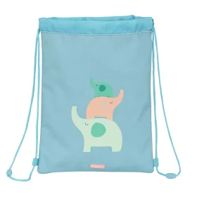 Bolsa Mochila con Cuerdas Safta Elefantes Verde de Safta, Bolsas escolares - Ref: S4308421, Precio: 7,91 €, Descuento: %