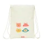 Bolsa Mochila con Cuerdas Safta Cabecitas Crema de Safta, Bolsas escolares - Ref: S4308427, Precio: 6,66 €, Descuento: %