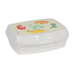 Sandwich Box Safta Dinos 17 x 6 x 14 cm Cream by Safta, Lunch boxes - Ref: S4308435, Price: 2,04 €, Discount: %