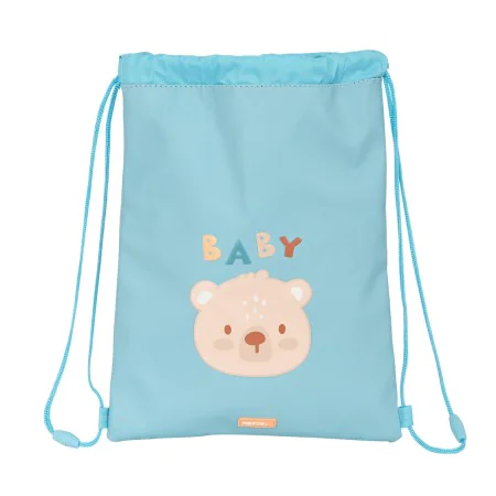 Bolsa Mochila con Cuerdas Safta Baby bear Azul de Safta, Bolsas escolares - Ref: S4308445, Precio: 6,66 €, Descuento: %